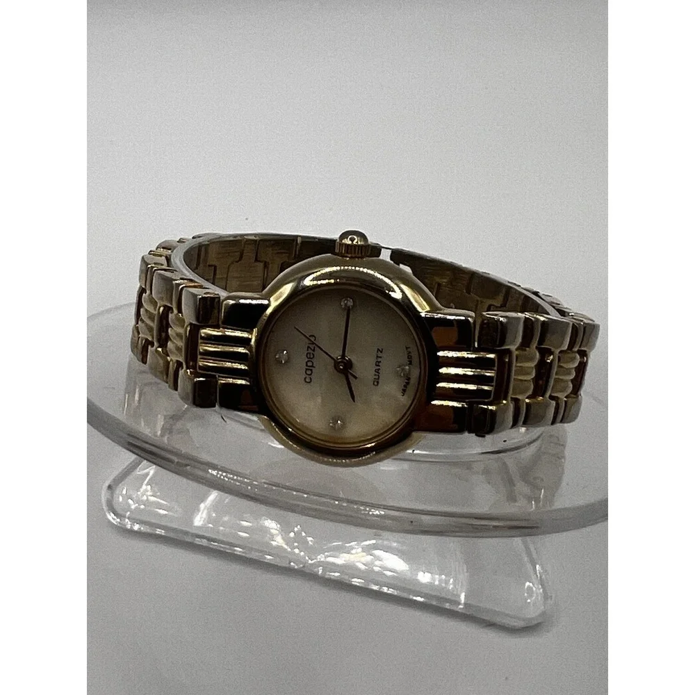 Capezio Quartz Watch Womens New Battery Gold Tone Vintage‎ Japan Movt